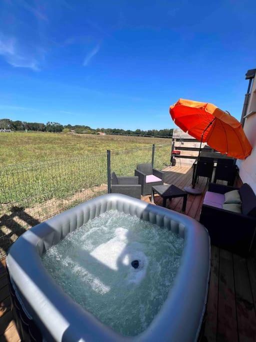 Apartmán T2 Neuf, Terrasse Et Spa Prive Josse Exteriér fotografie